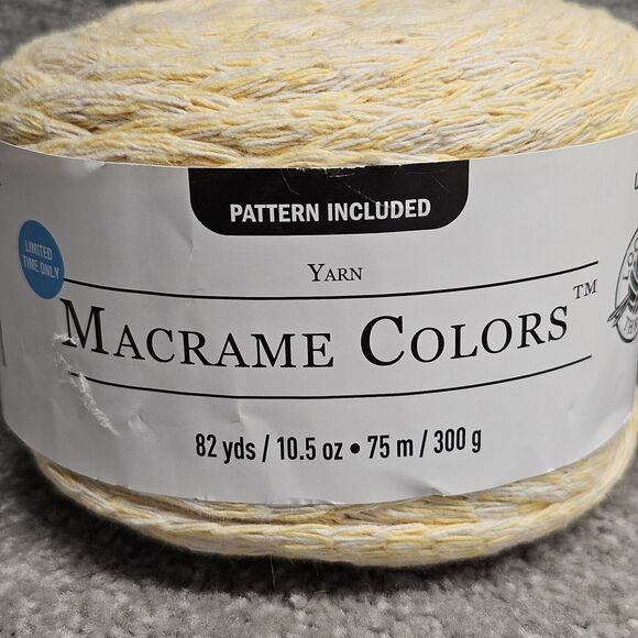 Loops & Threads Macrame Colors Yarn Bundle Of Two Different Colors 10.5oz Each - Picture 3 of 10